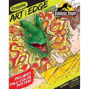 NEW Art with Edge Jurassic Park 30th Anniversary Coloring Pages